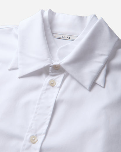 _J.L-A.L_ Triple Collar Shirt White Shirts Longsleeve Shirt JBMW0839FA586 WTH0001