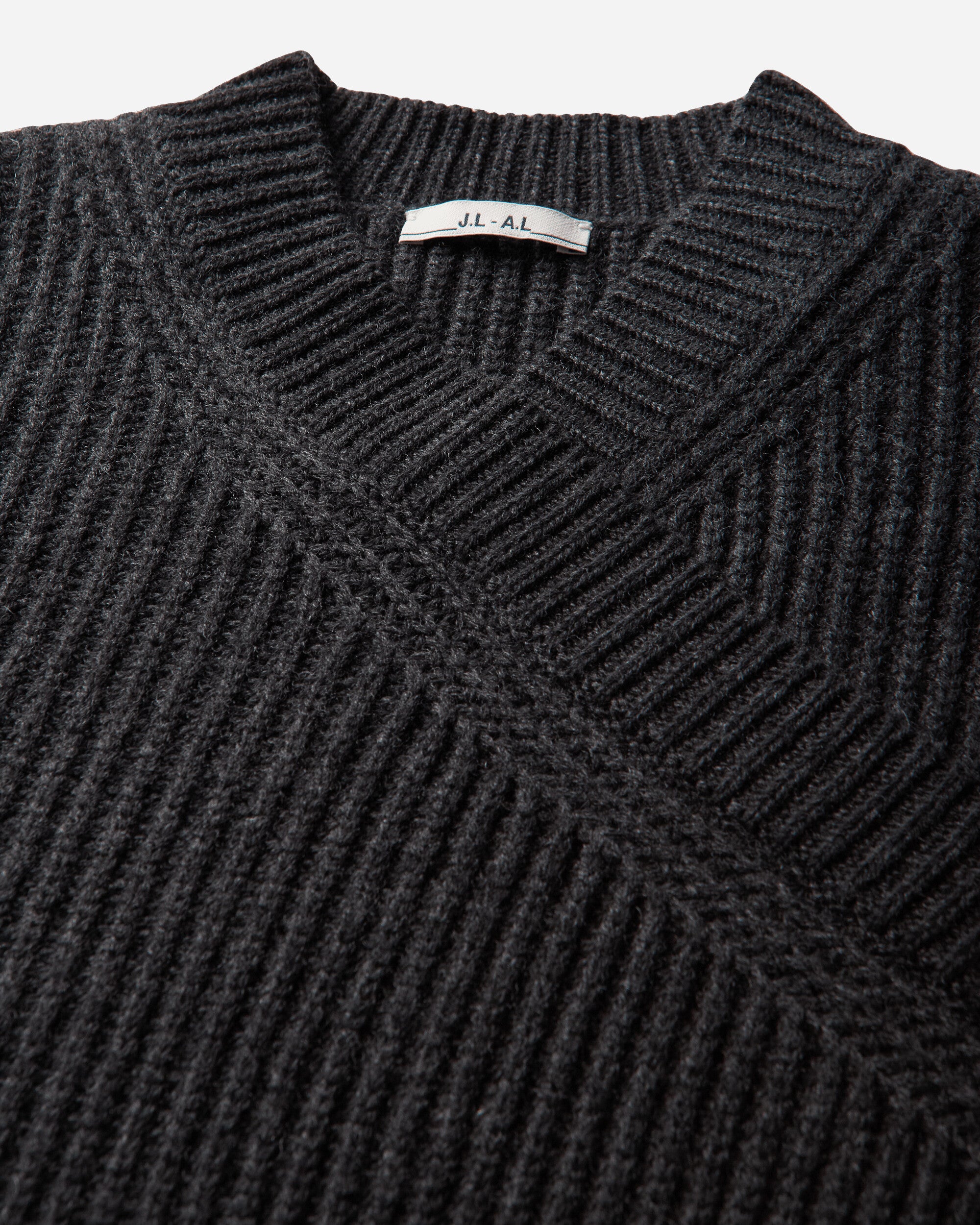 _J.L-A.L_ Garland Knit Charcoal Knitwears Sweaters JBMW0833YA102 GRY0025