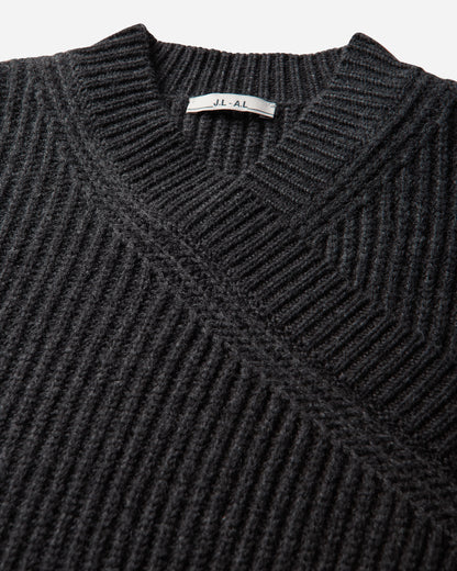 _J.L-A.L_ Garland Knit Charcoal Knitwears Sweaters JBMW0833YA102 GRY0025