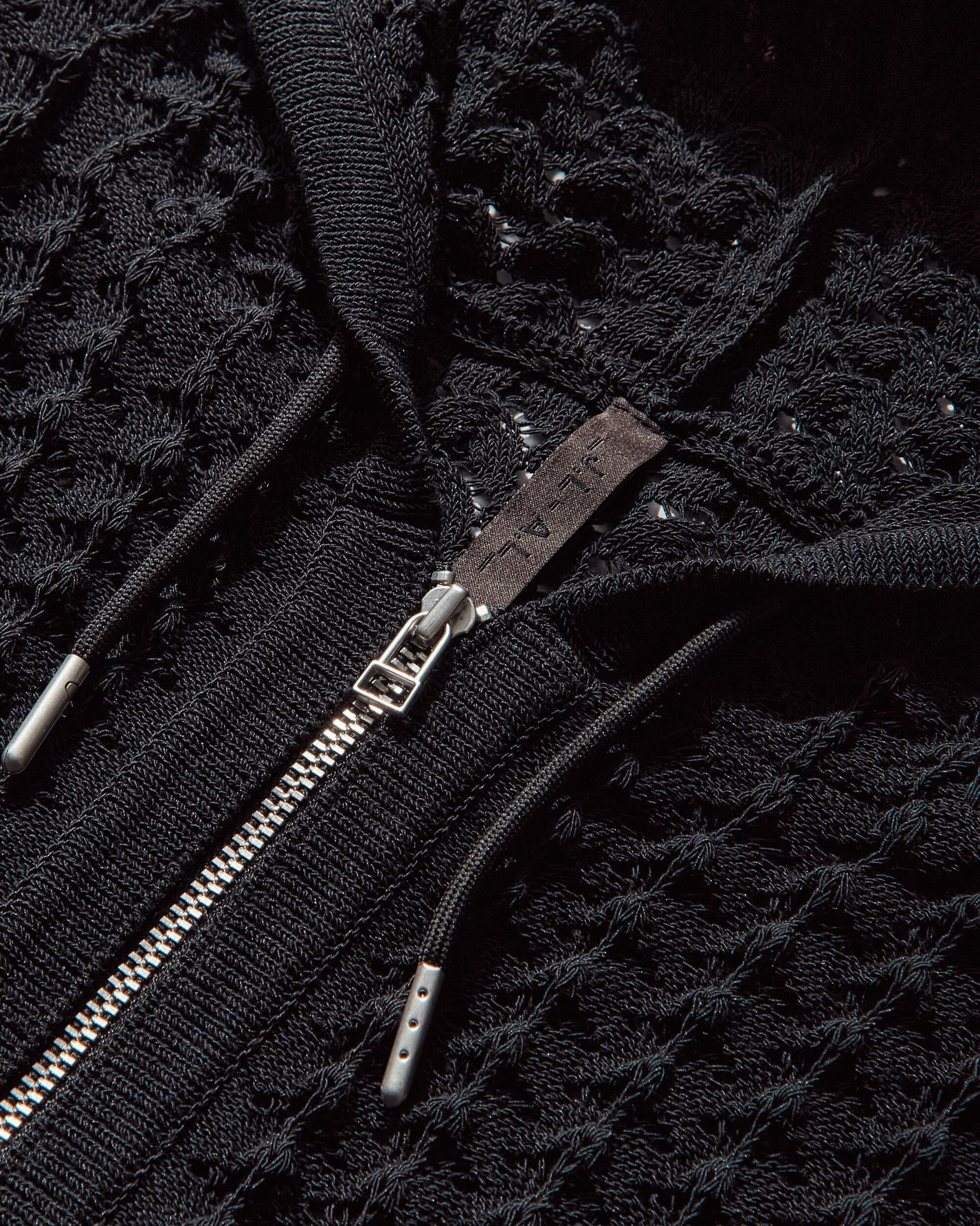 _J.L-A.L_ Telez Hoodie Shungite Black Knitwears Sweaters JBMW0558YA60 BLK0031