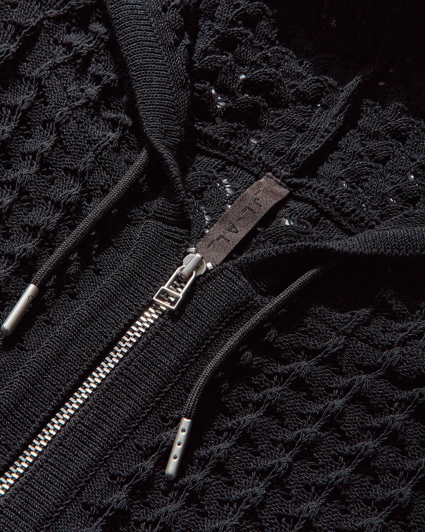 _J.L-A.L_ Telez Hoodie Shungite Black Knitwears Sweaters JBMW0558YA60 BLK0031