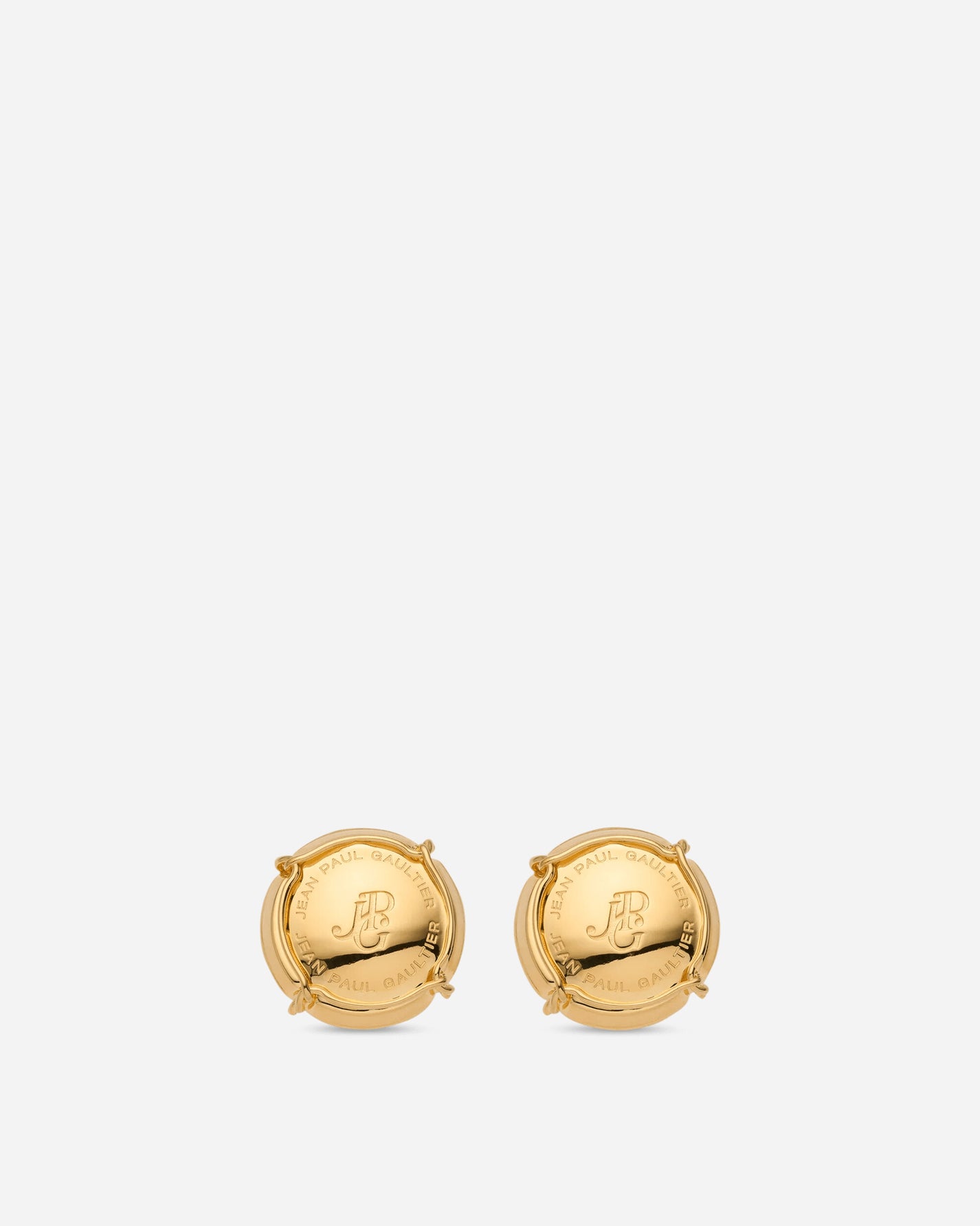 Jean Paul Gaultier Wmns Champagne Cork Earrings Gold Jewellery Earrings 2503WJW007X053 92