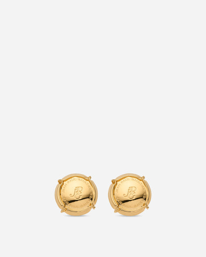 Jean Paul Gaultier Wmns Champagne Cork Earrings Gold Jewellery Earrings 2503WJW007X053 92