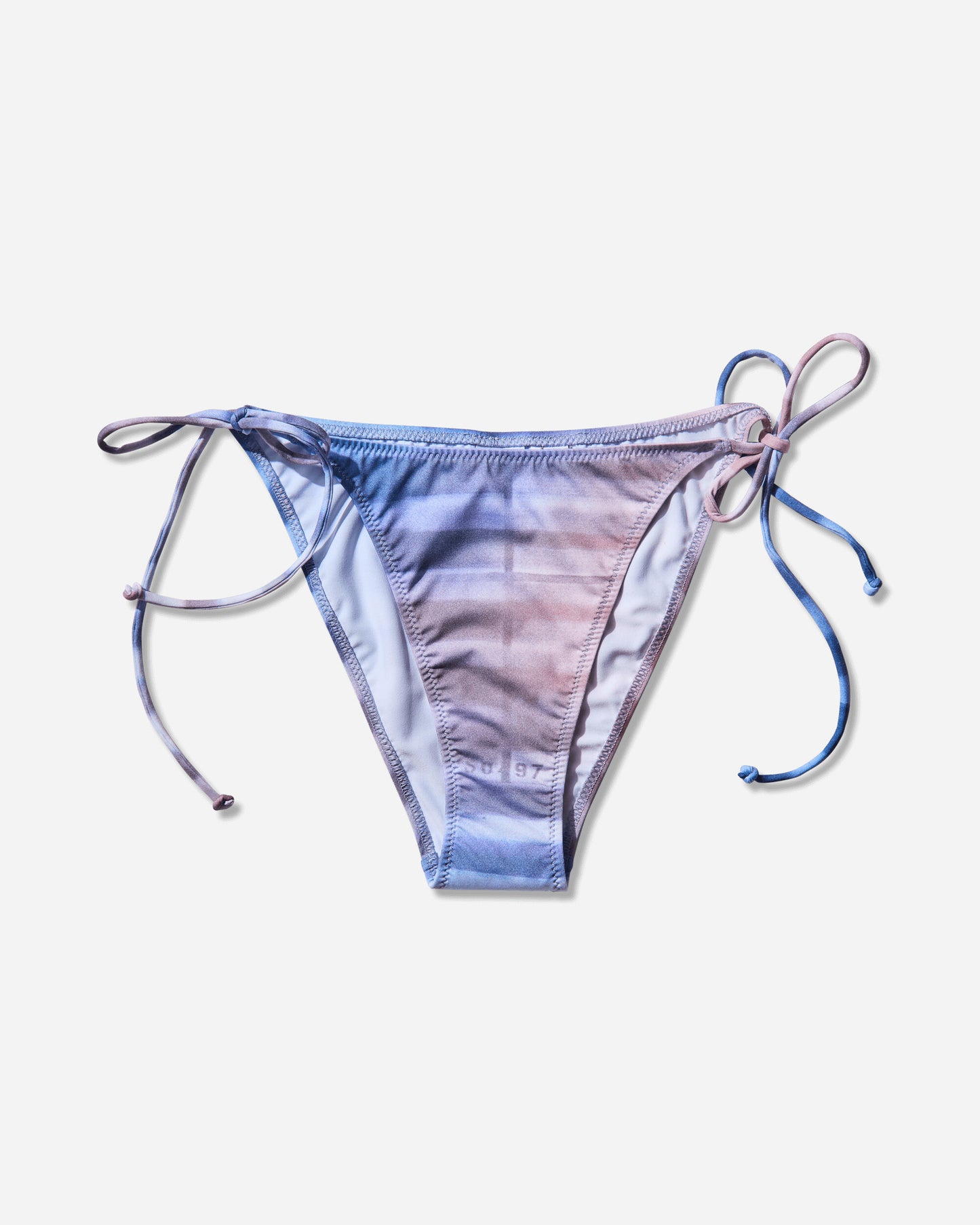 Jean Paul Gaultier Wmns Bikini Bottom Body Printed Air Light Blue/BluePeach Swimwear Bikinis 2503WSW067J01 P565034