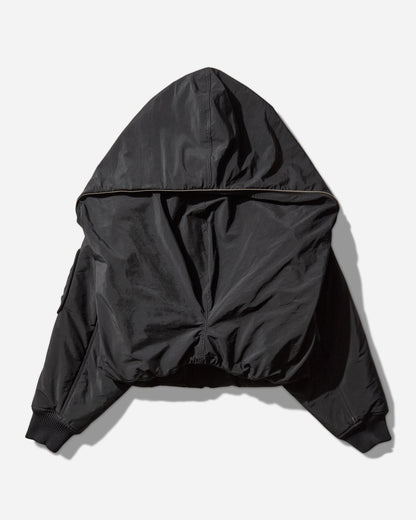 Jean Paul Gaultier Wmns Bomber With Hidden Hood Detail Black Coats and Jackets Bomber Jackets 2503UOU005W007 00