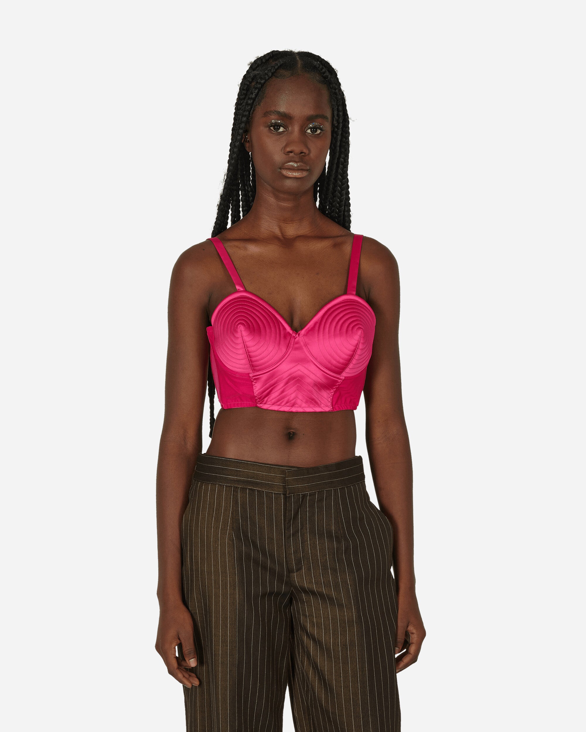 Iconic bra top in pink - Jean Paul Gaultier