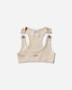 Jean Paul Gaultier Wmns Cotton Ribbed Bra With "Gaultier" Patch And Overall Buckles Nude T-Shirts Cropped 26-01-W-TO430-J014 63