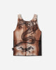 Jean Paul Gaultier Wmns Re-Edition :Tanktop  - Printed "Safe Sex Tatoo" Nude/Brown/Black T-Shirts Cropped 26-01-W-TO457-M026P 636000