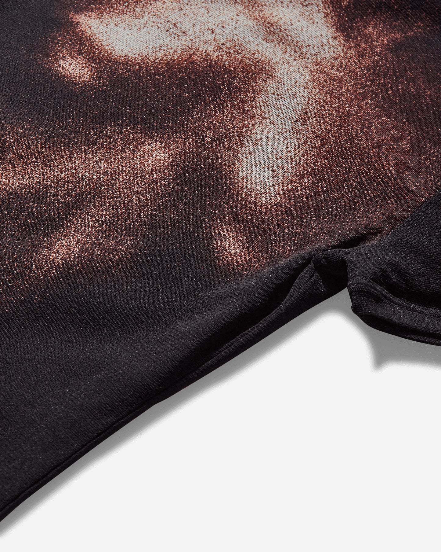 Jean Paul Gaultier Wmns Mesh High Neck Short Dress Printed Body Dust Black/Brown Dresses Dress Mid 2504WDR052M010P  0060