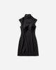 Jean Paul Gaultier Wmns Shirt Jersey Dress With Cups Black Dresses Dress Short 2504WDR078W021 00