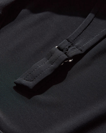 Jean Paul Gaultier Wmns Viscose Jersey Long Skirt With Lingerie Garter Dark Navy Skirts Maxi 2504WSK022J025 84