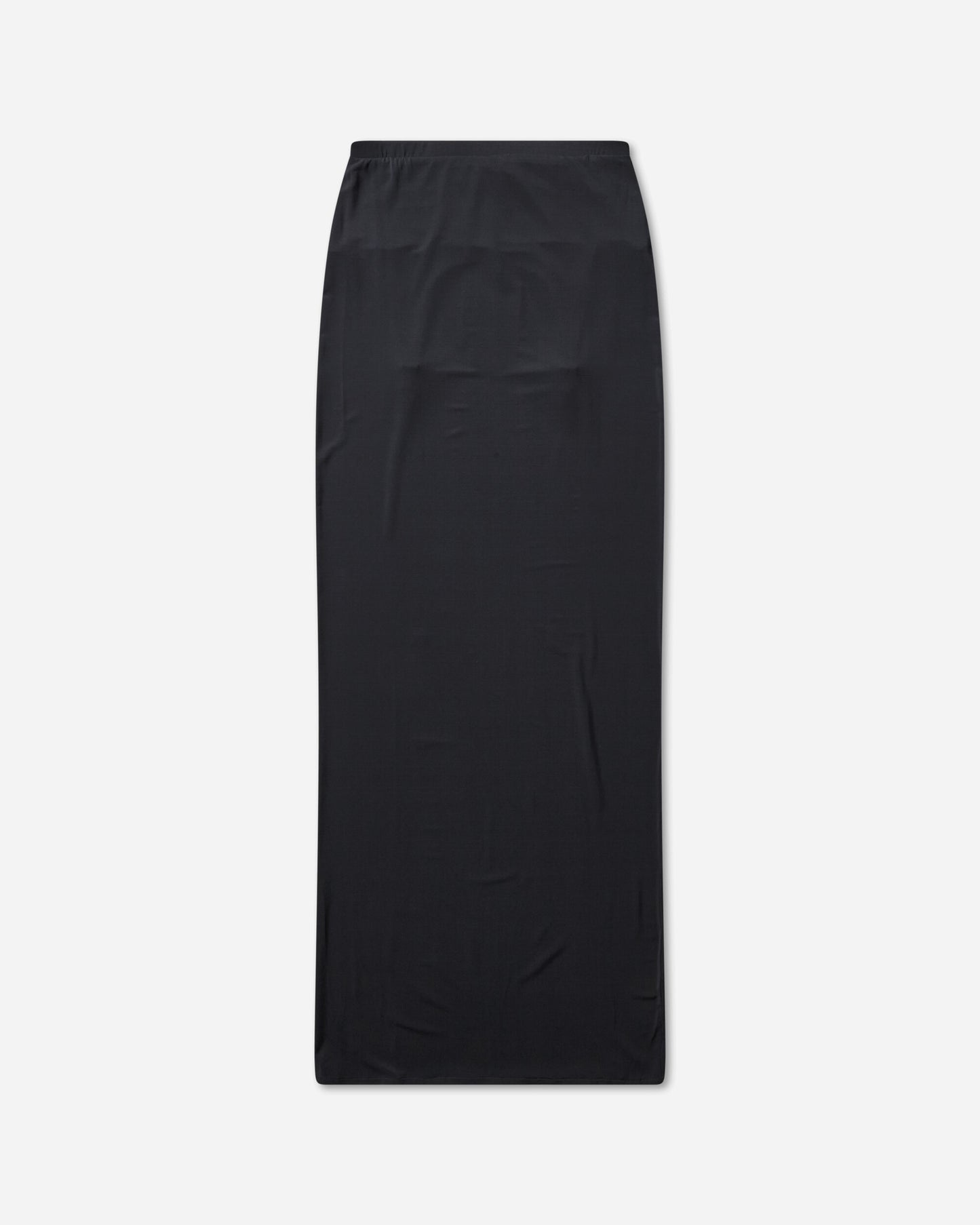 Jean Paul Gaultier Wmns Viscose Jersey Long Skirt With Lingerie Garter Dark Navy Skirts Maxi 2504WSK022J025 84