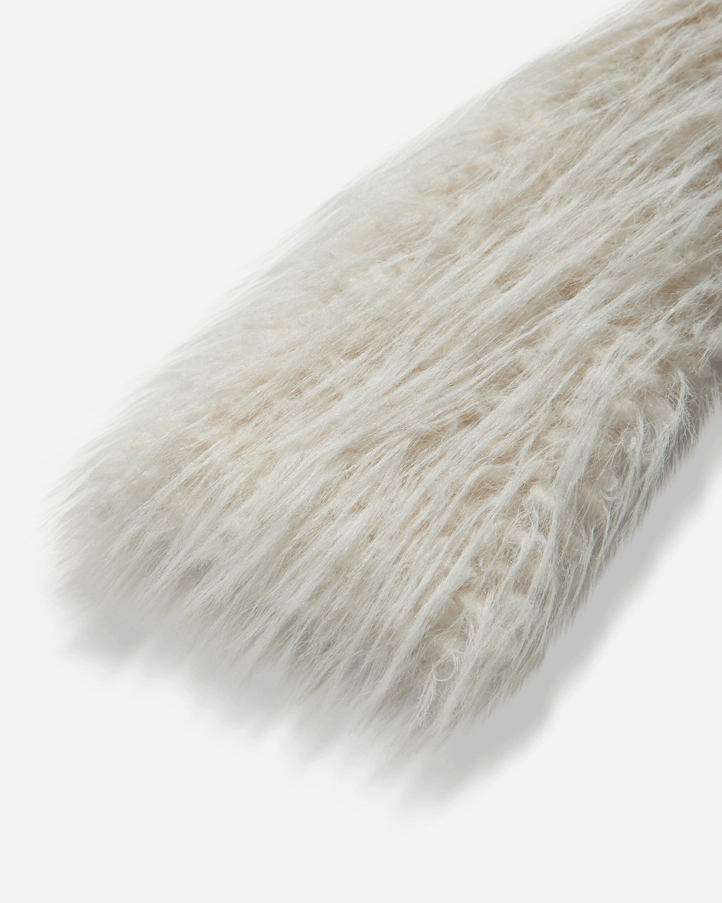 Jean Paul Gaultier Wmns Mix Viscose Ribbed And Hairy Details Sweater Ecru Knitwears Sweaters 2503WPO018K005 03