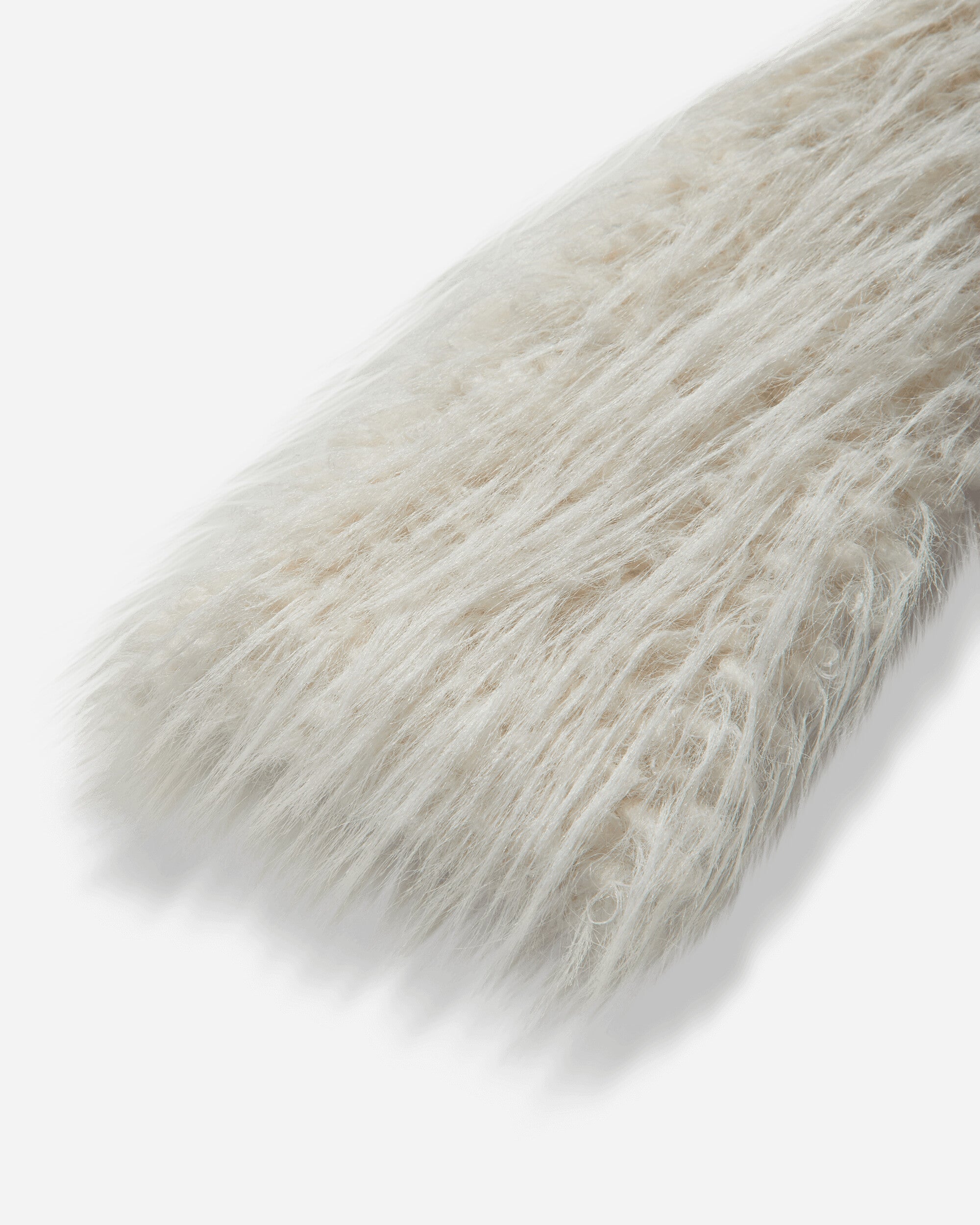 Jean Paul Gaultier Wmns Mix Viscose Ribbed And Hairy Details Sweater Ecru Knitwears Sweaters 2503WPO018K005 03