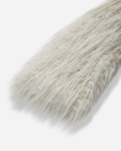 Jean Paul Gaultier Wmns Mix Viscose Ribbed And Hairy Details Sweater Ecru Knitwears Sweaters 2503WPO018K005 03