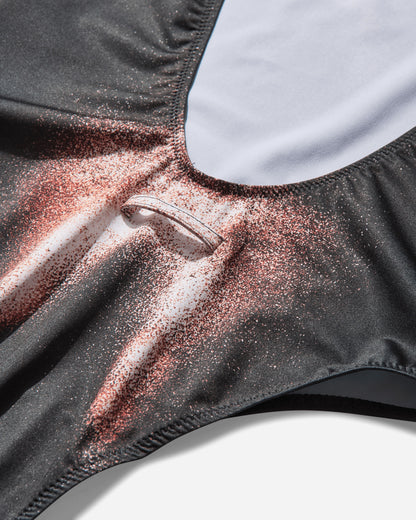 Jean Paul Gaultier Wmns Swimsuit Printed Body Dust Black/Brown Swimwear Swim Trunks 2504WSW073J022P 0060