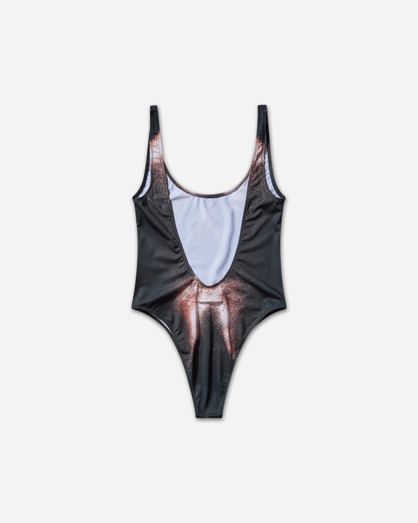 Jean Paul Gaultier Wmns Swimsuit Printed Body Dust Black/Brown Swimwear Swim Trunks 2504WSW073J022P 0060