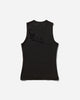 Jean Paul Gaultier Wmns Light Viscose Jersey Tank Top With Velvet Flock "Tattoo" Black T-Shirts Top 25-34-F-DB055I-J082 00