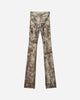 Jean Paul Gaultier Wmns Mesh Trouser Printed Medaillon Light Beige/Taupe Pants Trousers 2503WTR016M006 P6965