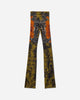 Jean Paul Gaultier Wmns Mesh Trouser Printed Medaillon Black/Khaki/Orange Pants Trousers 2503WTR016M006 P004115