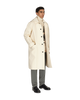 Jil Sander Sport Coat C 02 Detch Coll Cream White Coats and Jackets Coats JSMS430222-MS241600B 280