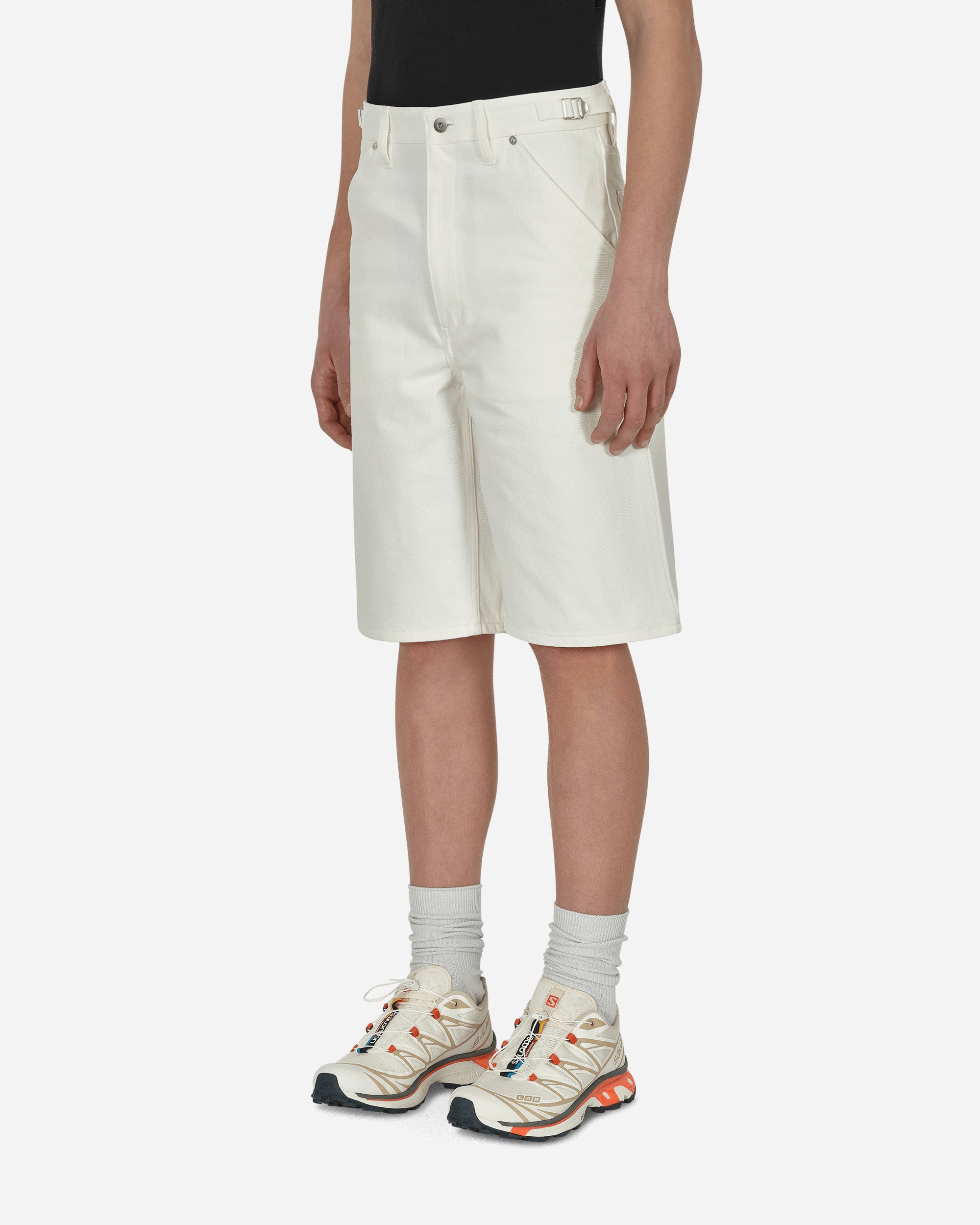 Jil Sander Denim Trouser 23 Shorts - New White Denim Washed Natural Shorts Short JPUU663168-MU246300 102