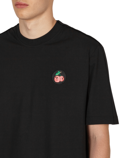 JordanLuca Cherries T-Shirt Black T-Shirts Shortsleeve 7100120001412 001