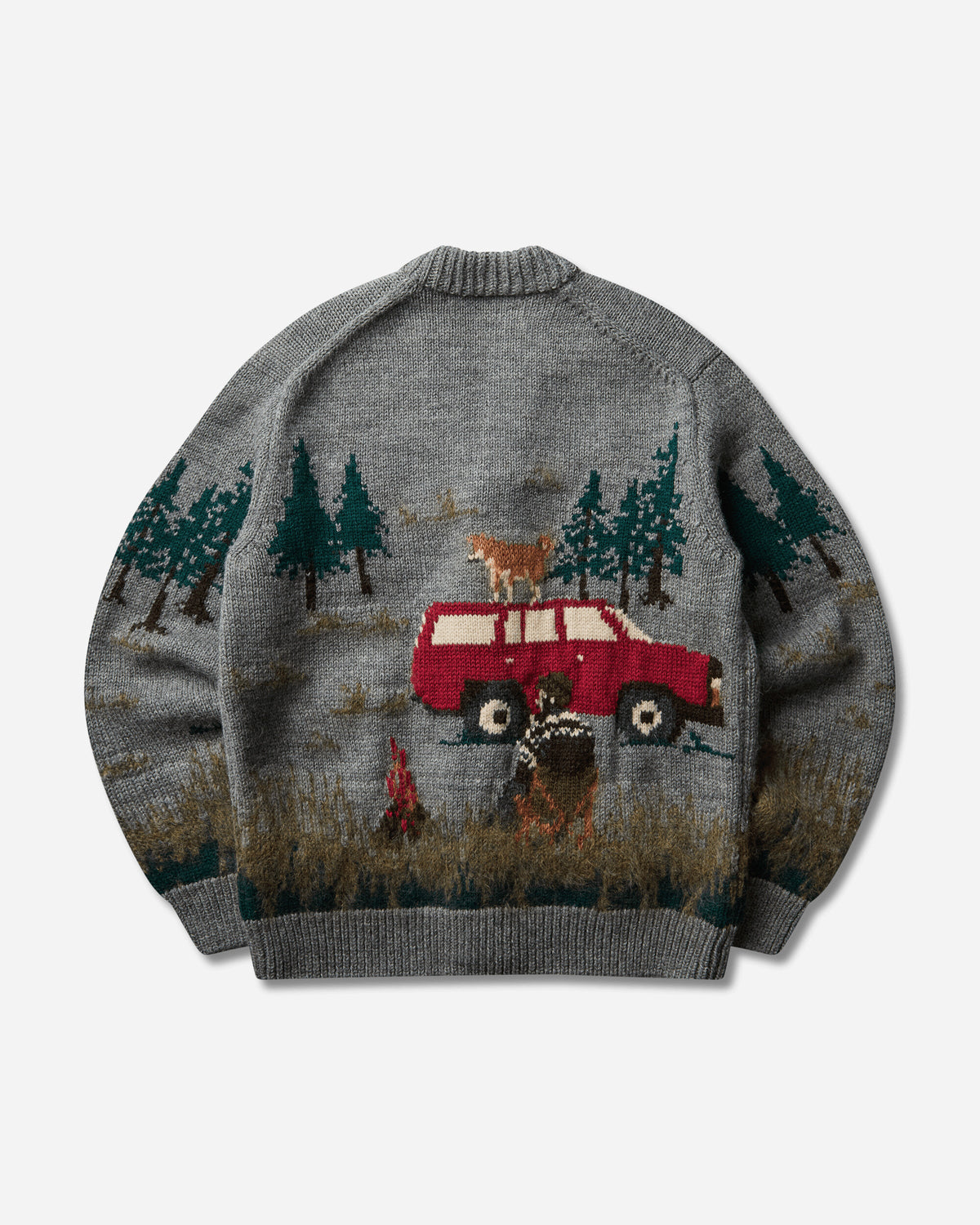 Junya Watanabe MAN Men'S Sweater Top Gray Knitwears Cardigans WR-N006-W26 1