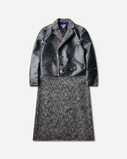 Junya Watanabe MAN Men'S Coat Blk/Wht X Black Coats and Jackets Coats WR-C010-W26 1
