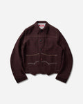Junya Watanabe MAN Men'S Jacket Burgundy/Black Coats and Jackets Jackets WR-J204-W26 1