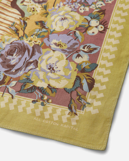 KAPITAL Color Bandanna Yellow Gloves and Scarves Bandanas K2505BA544 YELLOW