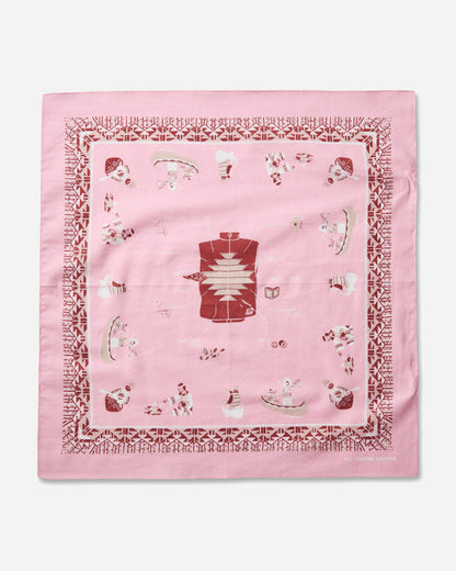 KAPITAL Color Bandanna Zepher Vest Life Pink Gloves and Scarves Bandanas K2511BA565 PINK