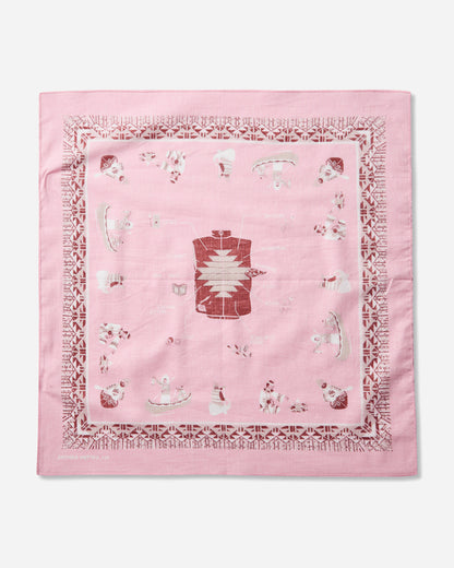 KAPITAL Color Bandanna Zepher Vest Life Pink Gloves and Scarves Bandanas K2511BA565 PINK