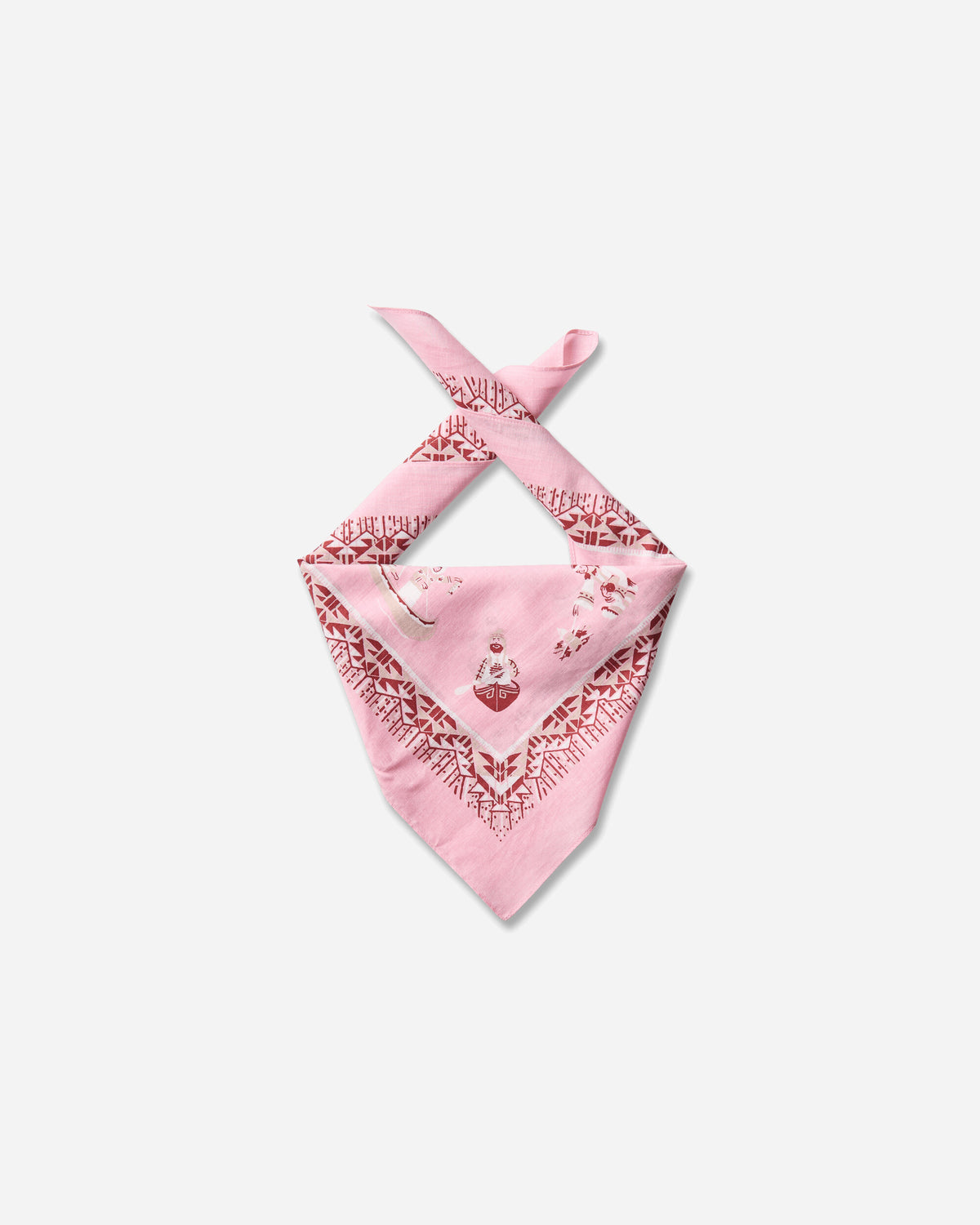 KAPITAL Color Bandanna Zepher Vest Life Pink Gloves and Scarves Bandanas K2511BA565 PINK
