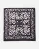 KAPITAL Fastcolor Selvedge Bandana Sambo Paisley Black Gloves and Scarves Bandanas K2508BA501 BLACK