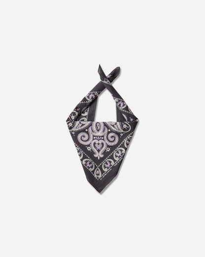 KAPITAL Fastcolor Selvedge Bandana Sambo Paisley Black Gloves and Scarves Bandanas K2508BA501 BLACK