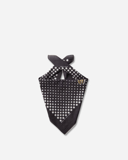 KAPITAL Fastcolor Selvedge Bandana (Coco Swallowtail) Black Gloves and Scarves Bandanas EK-657BA BLACK