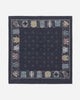 KAPITAL Fastcolor Selvedge Bandana (Kachina) Navy Gloves and Scarves Bandanas EK-1169BA 1