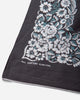 KAPITAL Fastcolor Selvedge Bandanna (Churchill Garden) 20X20 Black Gloves and Scarves Bandanas K2508BA507 BLACK