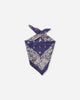 KAPITAL Fastcolor Selvedge Bandanna (Churchill Garden) 20X20 Purple Gloves and Scarves Bandanas K2508BA507 PURPLE