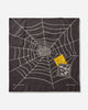 KAPITAL Fastcolor Selvedge Bandanna (Spider Peckish Rainbowy) Black Gloves and Scarves Bandanas K2504BA529 BLACK