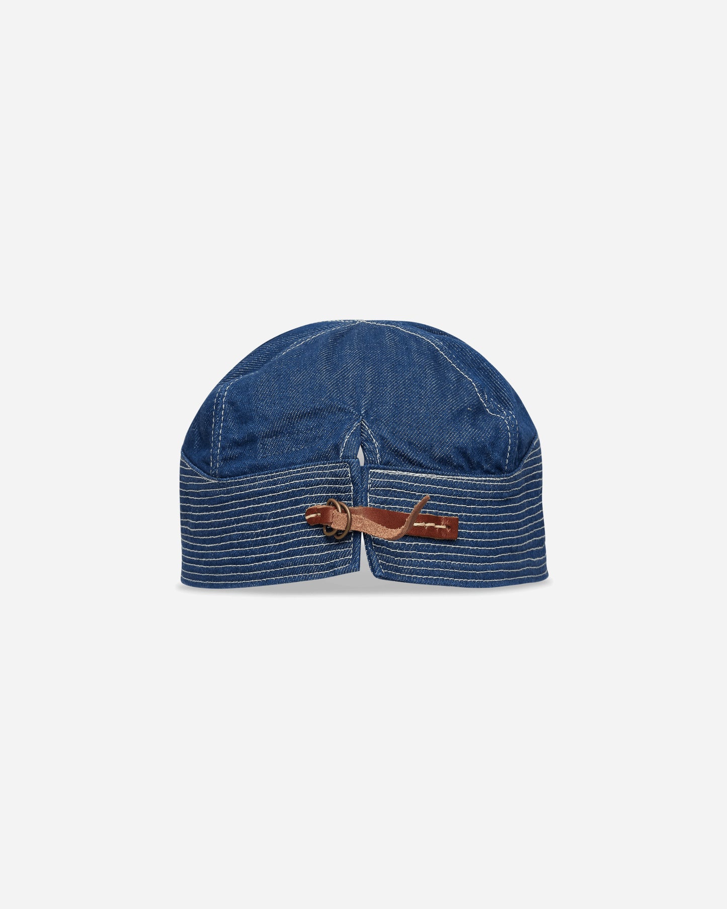 KAPITAL 11.5Oz Denim The Old Man And The Sea Cap Washed Indigo Hats Caps EK-1523XH MIDTONE