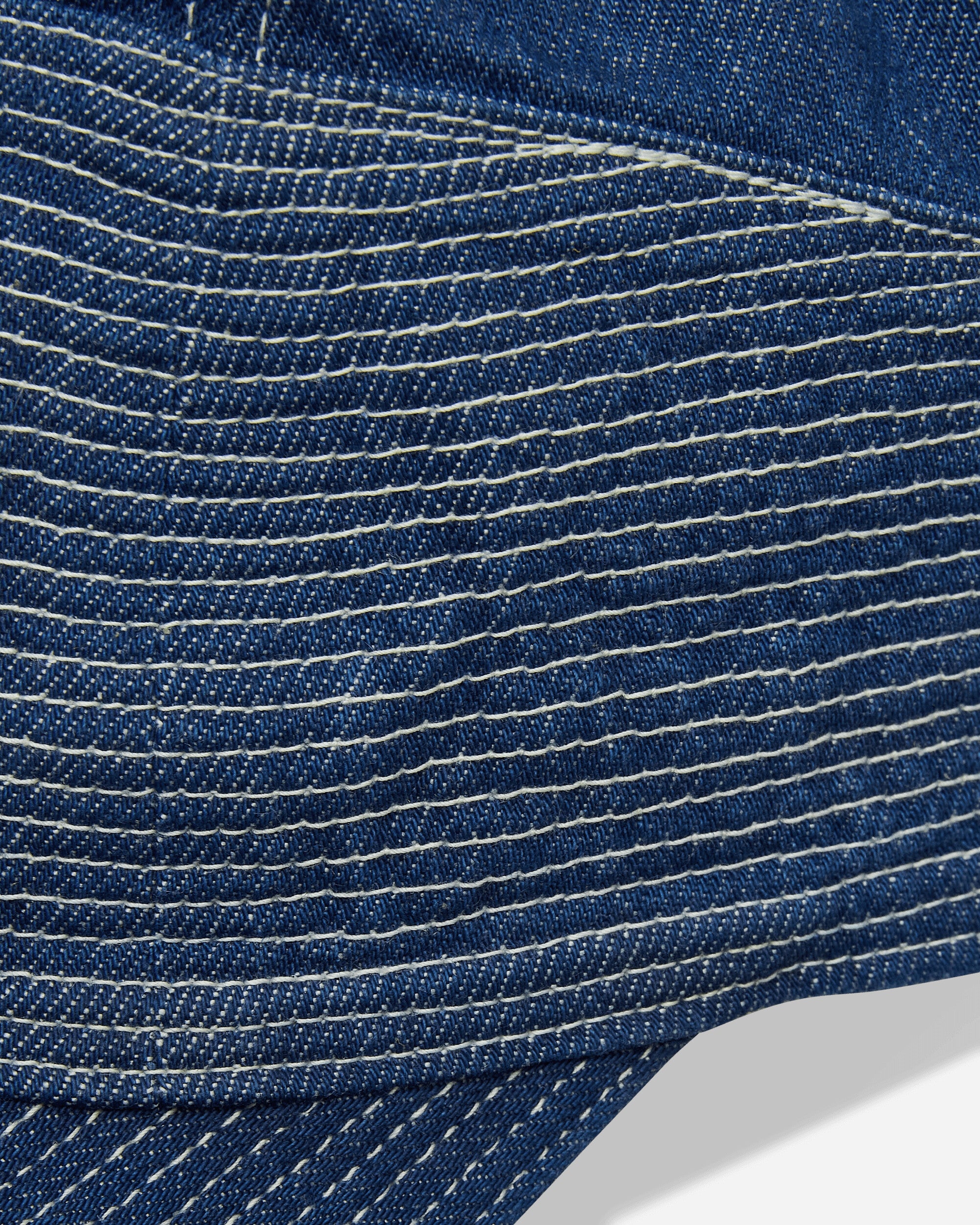 KAPITAL 11.5Oz Denim The Old Man And The Sea Cap Washed Indigo Hats Caps EK-1523XH MIDTONE