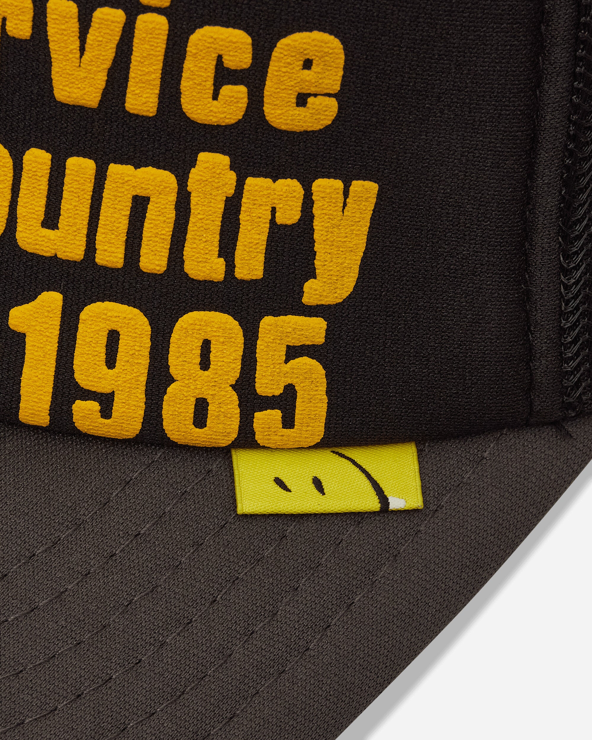 KAPITAL Denim Repair Service Track Cap Black/Grey Hats Caps EK-1732XH BLKXGRY