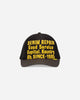 KAPITAL Denim Repair Service Track Cap Black/Grey Hats Caps EK-1732XH BLKXGRY