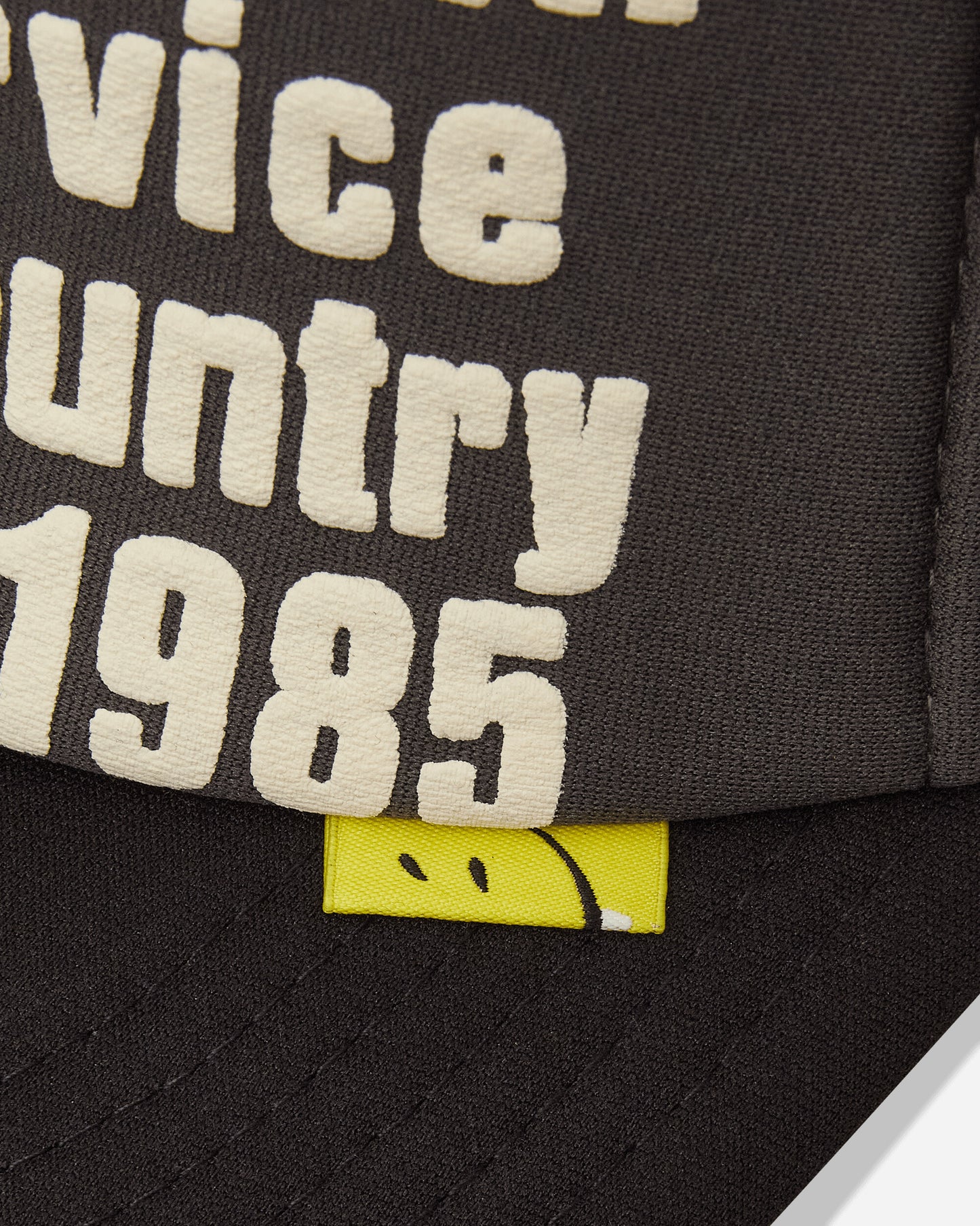 KAPITAL Denim Repair Service Track Cap Grey/Black Hats Caps EK-1732XH GRYXBLACK