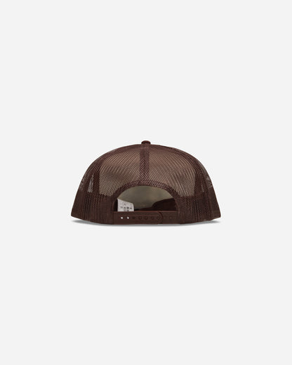 KAPITAL Life Kapriccio Track Cap Ecru - Brown Hats Caps K2505XH536 ECRXBRWN