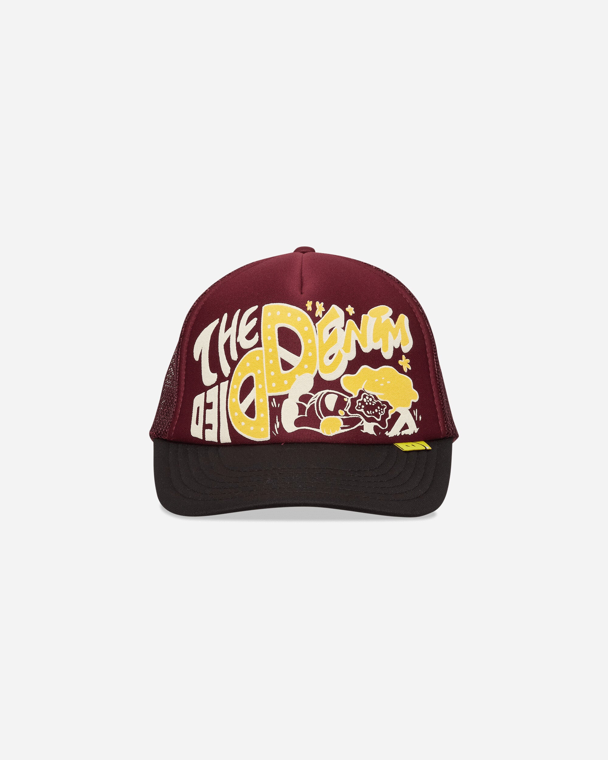 KAPITAL Th D D Track Cap Burgundy/Black Hats Caps K2506XH547 BURGUNDYXBLK