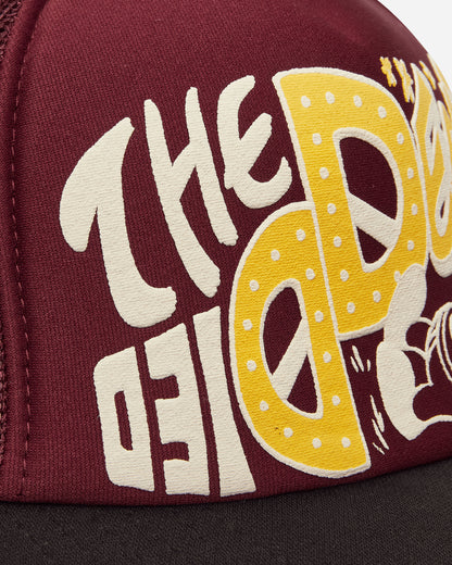 KAPITAL Th D D Track Cap Burgundy/Black Hats Caps K2506XH547 BURGUNDYXBLK