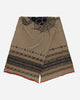 KAPITAL Fulling Wool Scarf Coptic Skull Beige Gloves and Scarves Scarves and Warmneck EK-1654XMA BEIGE